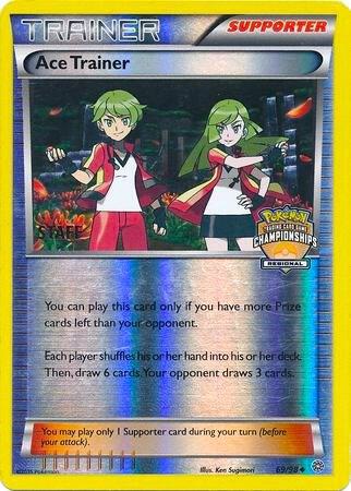 Ace Trainer - 69/98 (Regional Championships) [Staff] 069/098 card from League & Championship Cards