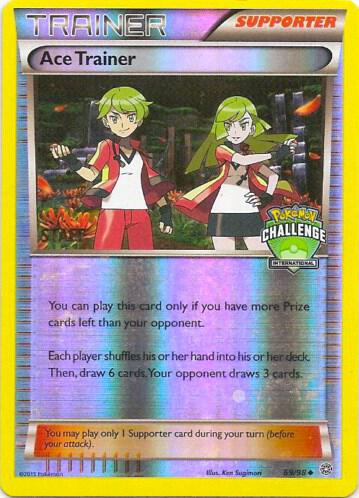 Ace Trainer - 69/98 (International Challenge) [Staff] 069/098 card from League & Championship Cards