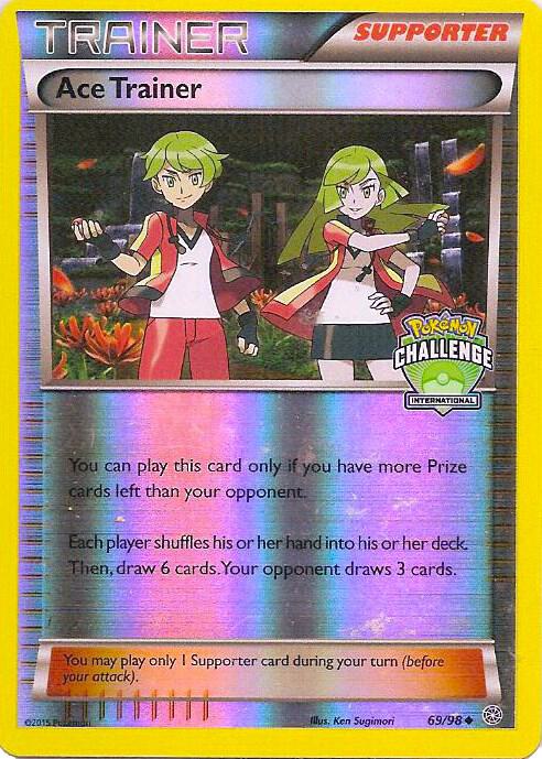 Ace Trainer - 69/98 (International Challenge) 069/098 card from League & Championship Cards