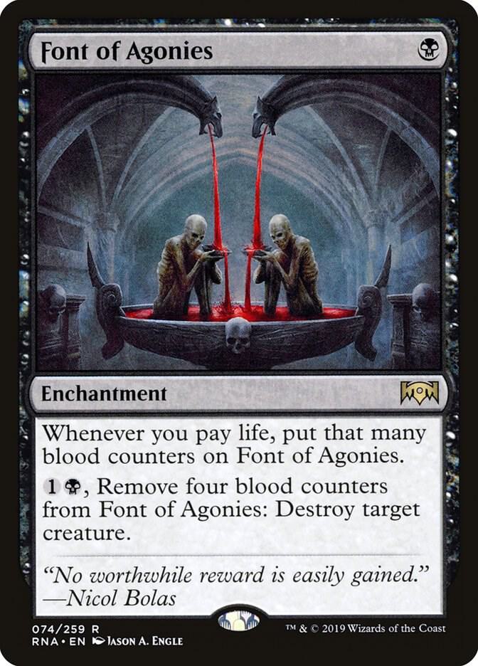 Font of Agonies 74 card from Ravnica Allegiance