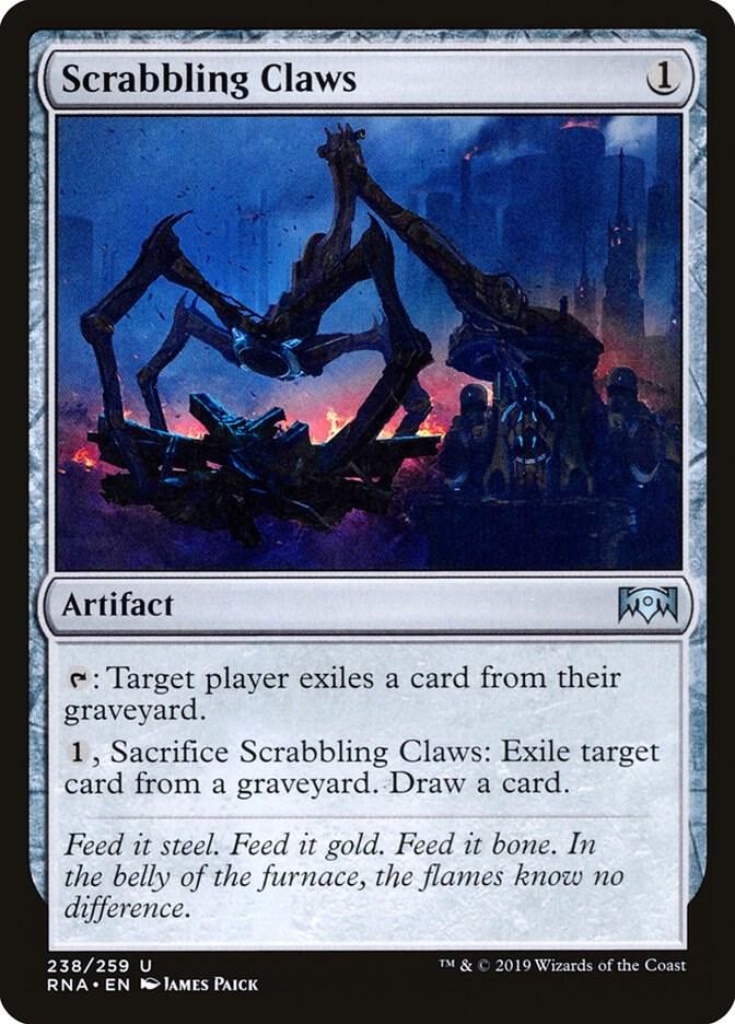Scrabbling Claws 238 card from Ravnica Allegiance