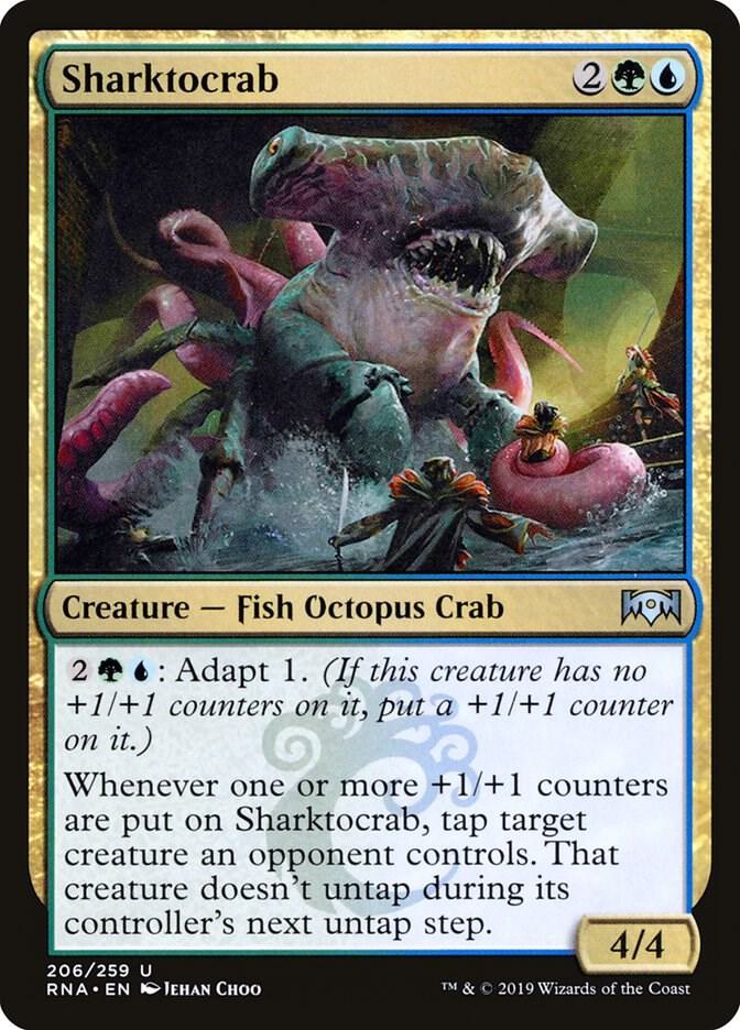 Sharktocrab 206 card from Ravnica Allegiance