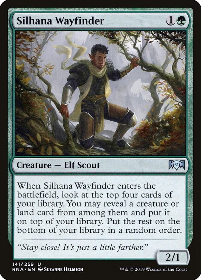 Silhana Wayfinder 141 card from Ravnica Allegiance