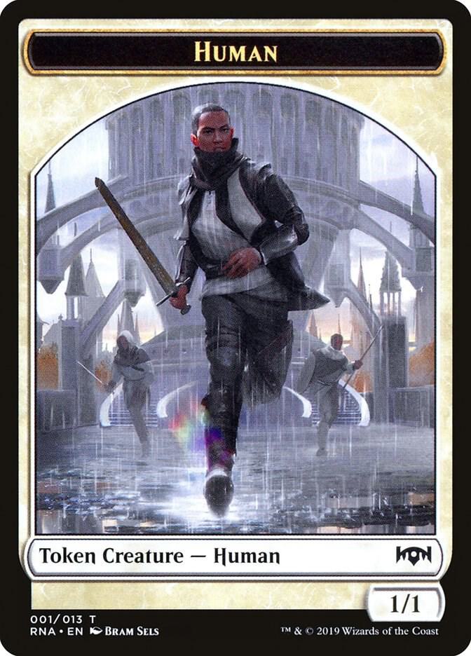 Human Token 1 card from Ravnica Allegiance