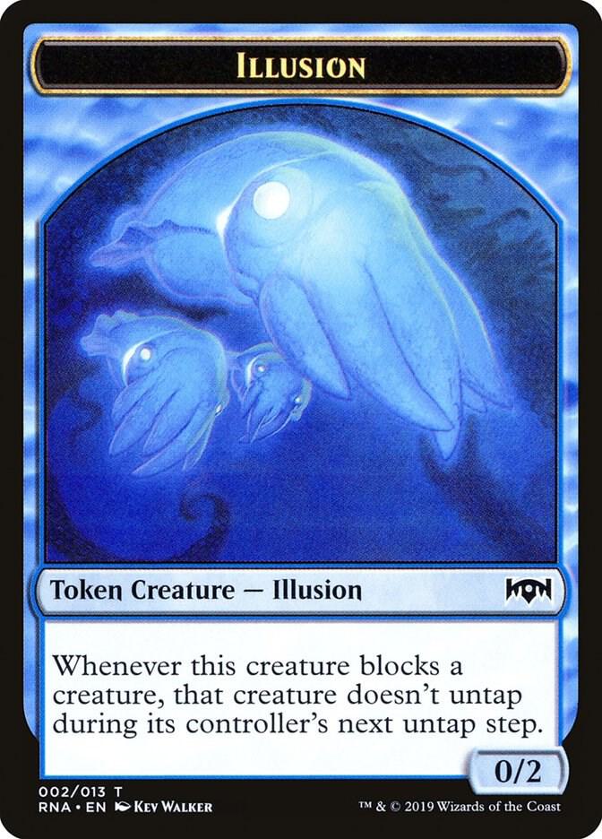 Illusion Token 2 card from Ravnica Allegiance