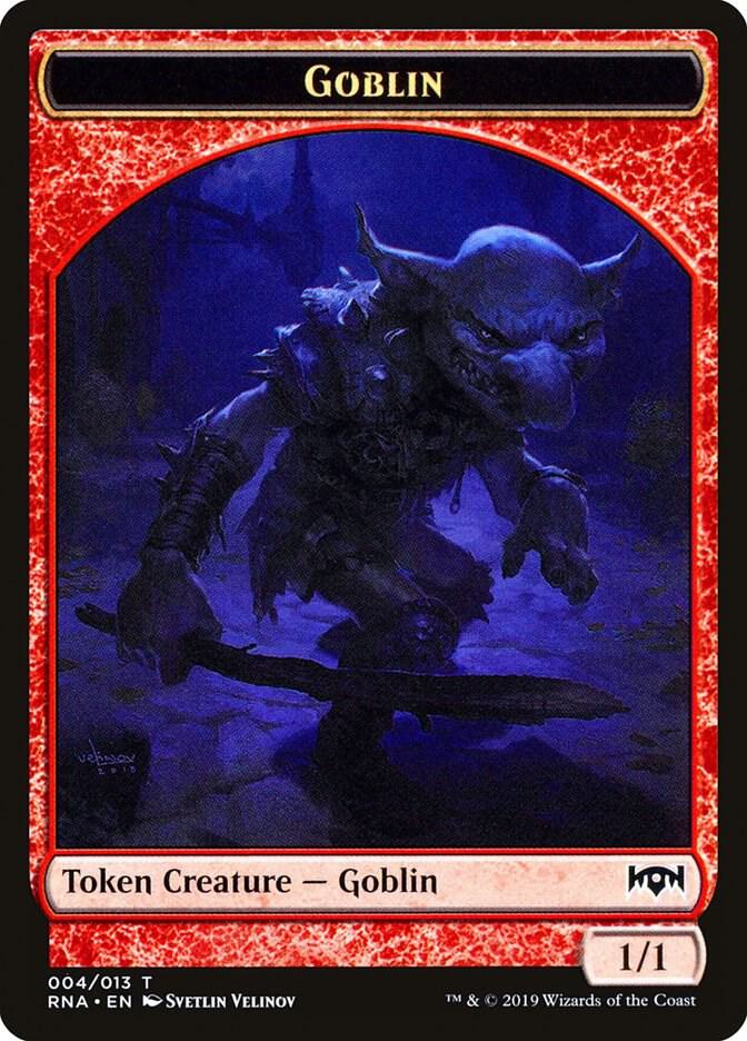Goblin Token 4 card from Ravnica Allegiance