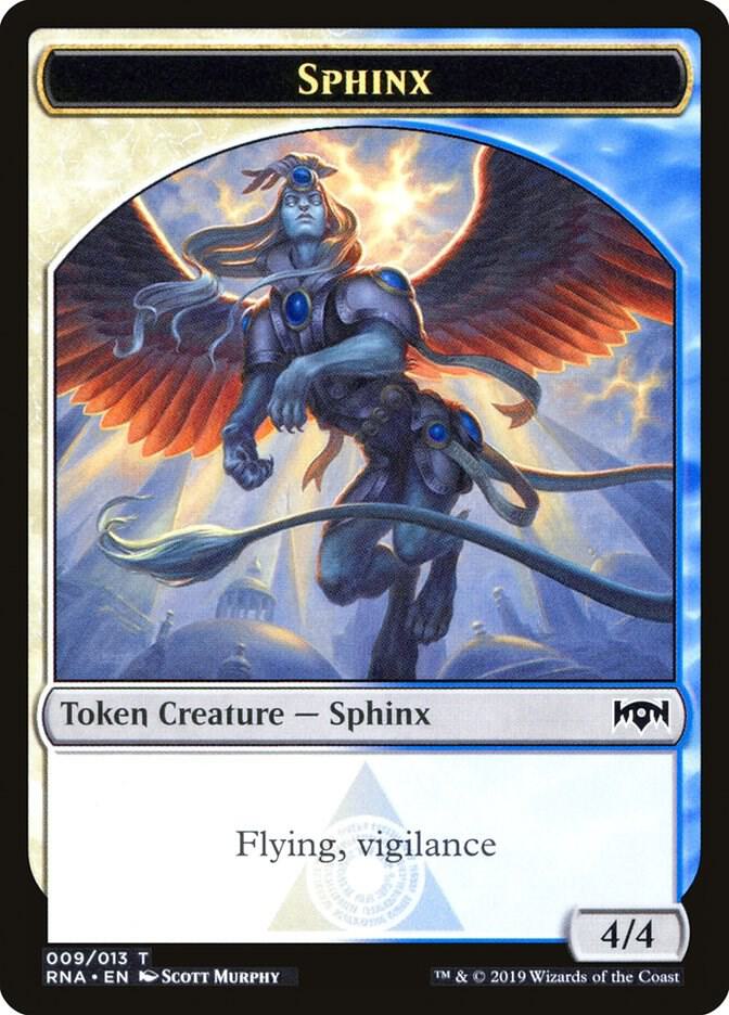 Sphinx Token 9 card from Ravnica Allegiance
