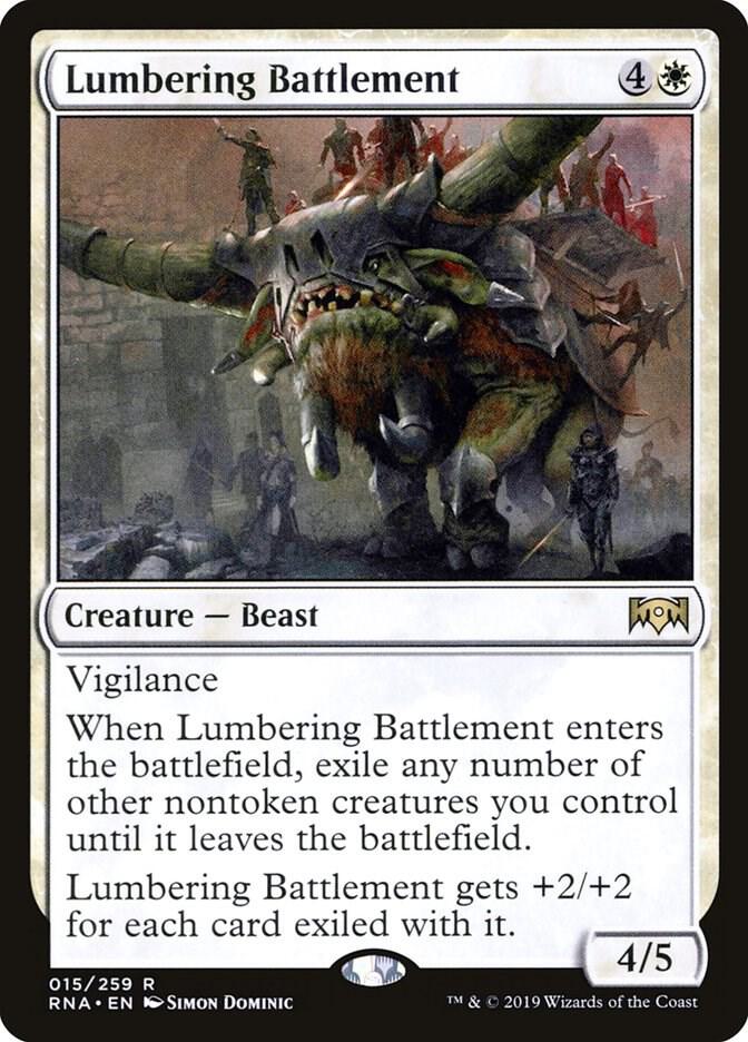 Lumbering Battlement 15 card from Ravnica Allegiance