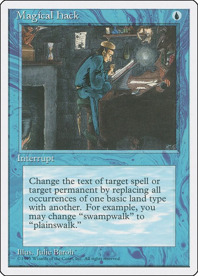 Magical Hack card from Fourth Edition