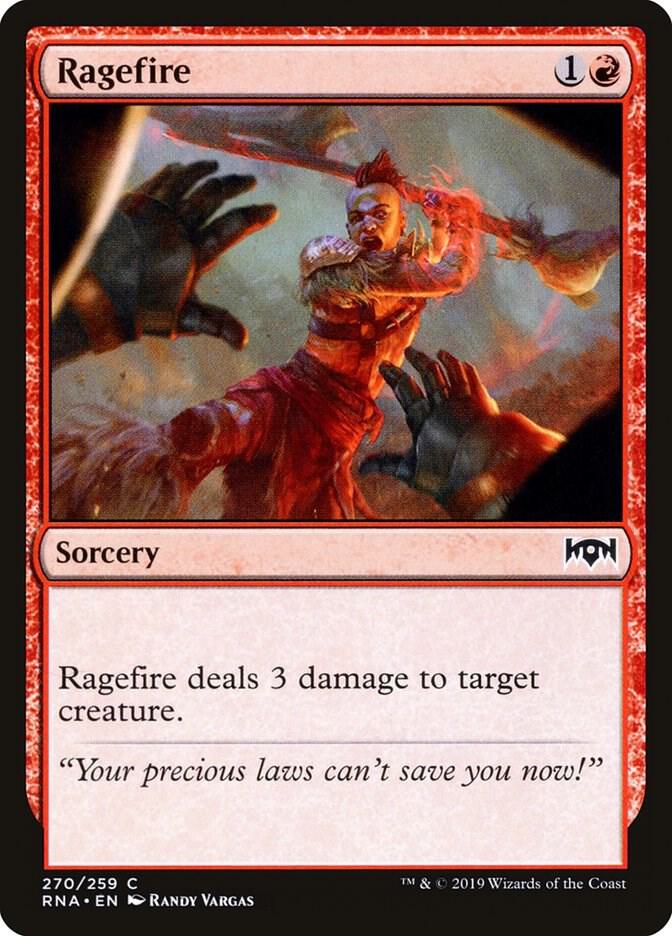 Ragefire 270 card from Ravnica Allegiance