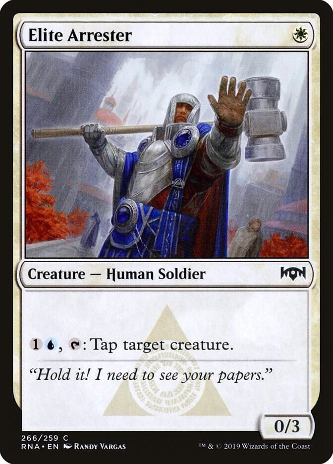 Elite Arrester 266 card from Ravnica Allegiance