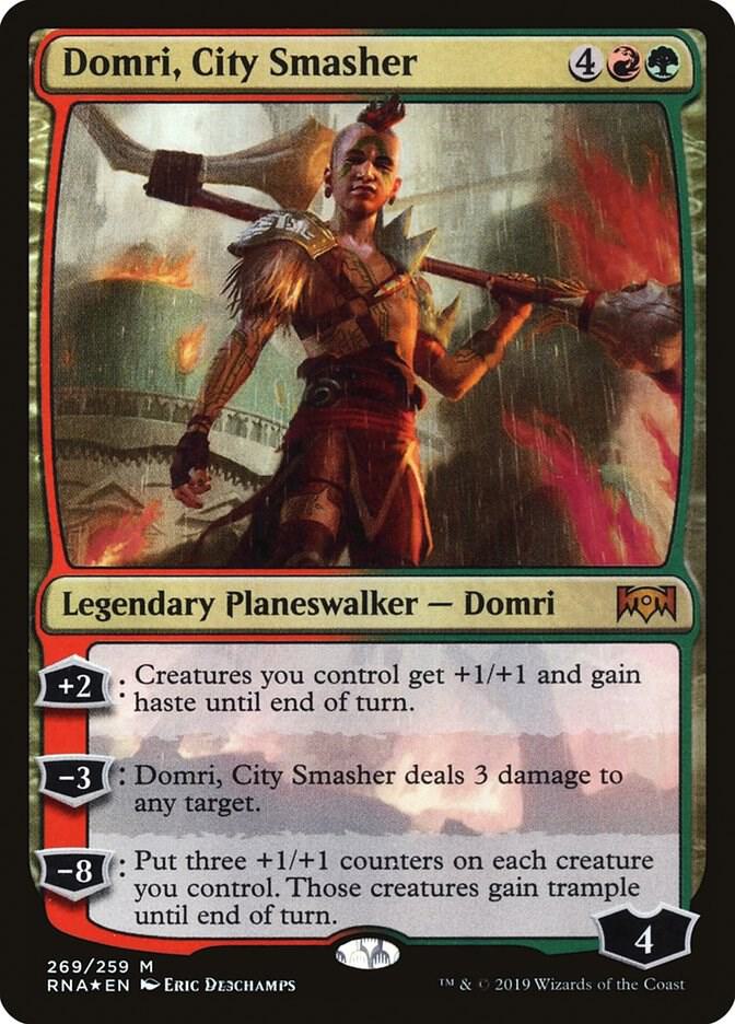Domri, City Smasher 269 card from Ravnica Allegiance