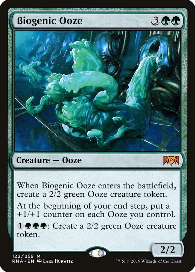 Biogenic Ooze 122 card from Ravnica Allegiance