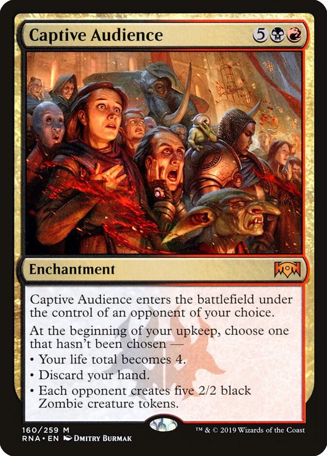 Captive Audience 160 card from Ravnica Allegiance