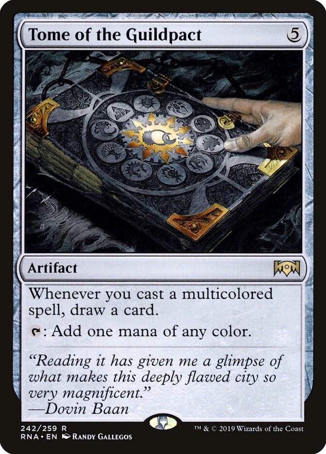 Tome of the Guildpact 242 card from Ravnica Allegiance