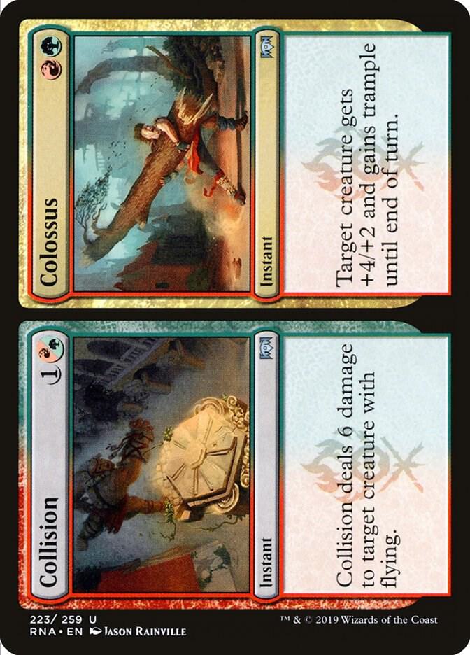 Collision // Colossus 223 card from Ravnica Allegiance