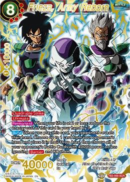 Frieza, Army Reborn TB3-069 card from Clash of Fates