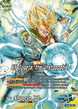 Gogeta // SS Gogeta, the Unstoppable (Broly Pack Vol. 1) P-091 card from Promotion Cards