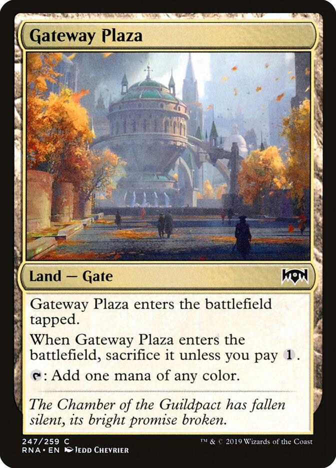 Gateway Plaza 247 card from Ravnica Allegiance