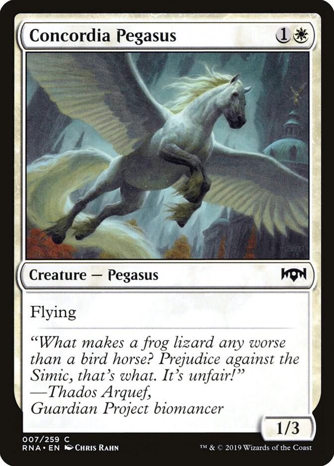 Concordia Pegasus 7 card from Ravnica Allegiance