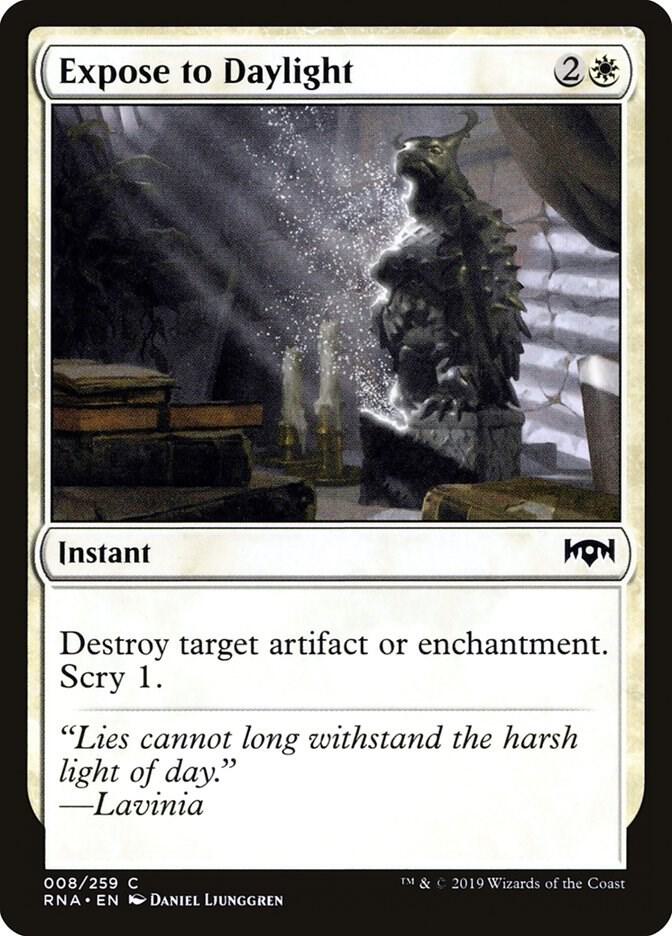 Expose to Daylight 8 card from Ravnica Allegiance