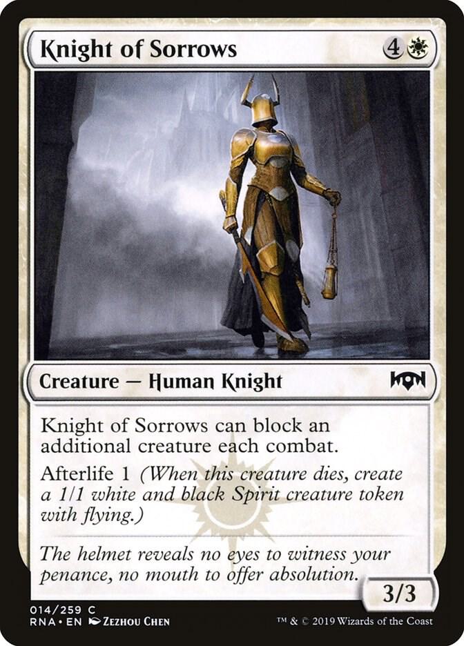 Knight of Sorrows 14 card from Ravnica Allegiance