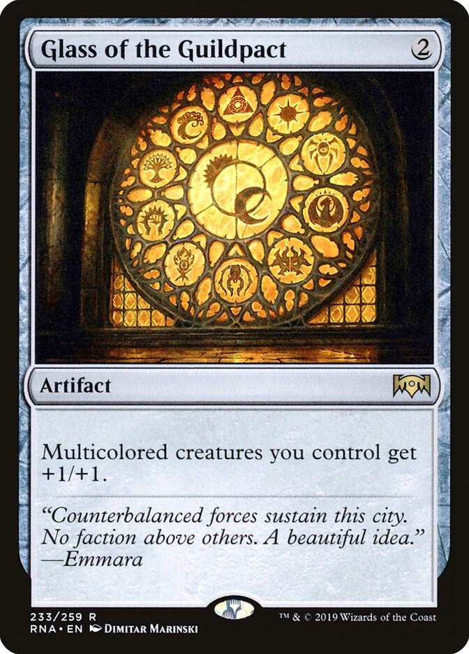 Glass of the Guildpact 233 card from Ravnica Allegiance