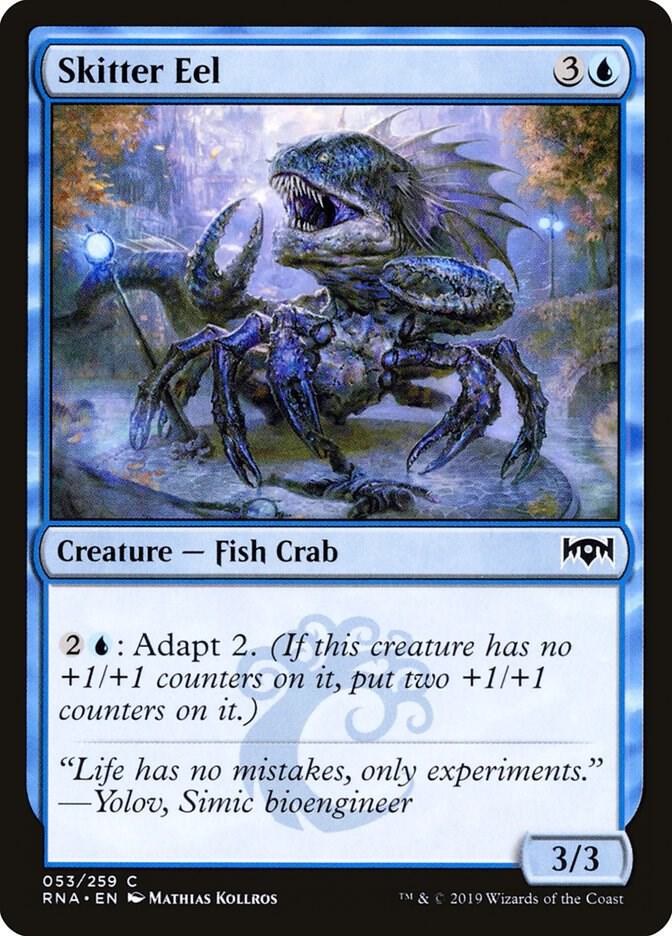 Skitter Eel 53 card from Ravnica Allegiance