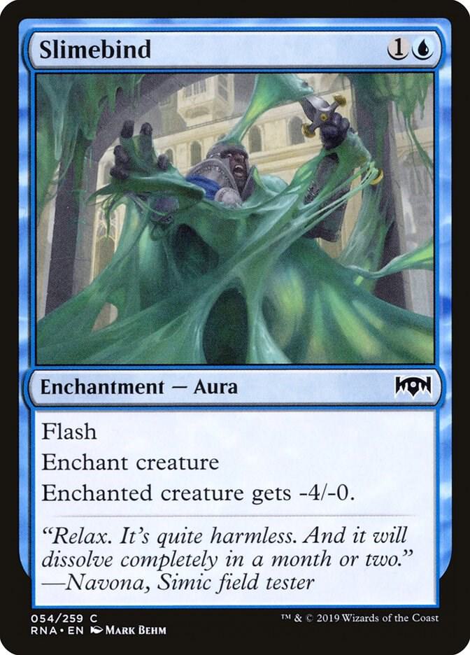 Slimebind 54 card from Ravnica Allegiance