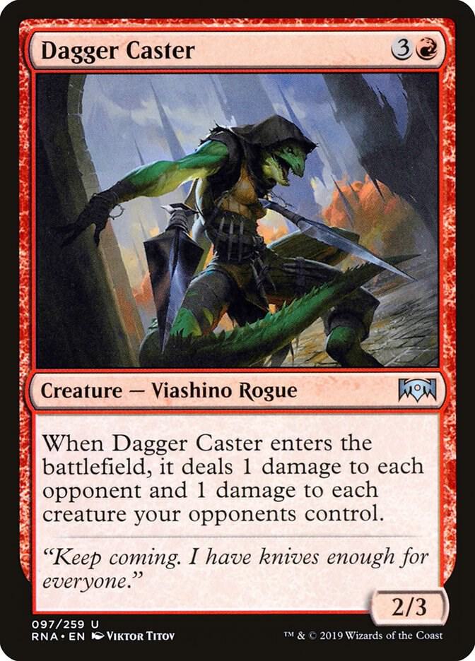 Dagger Caster 97 card from Ravnica Allegiance