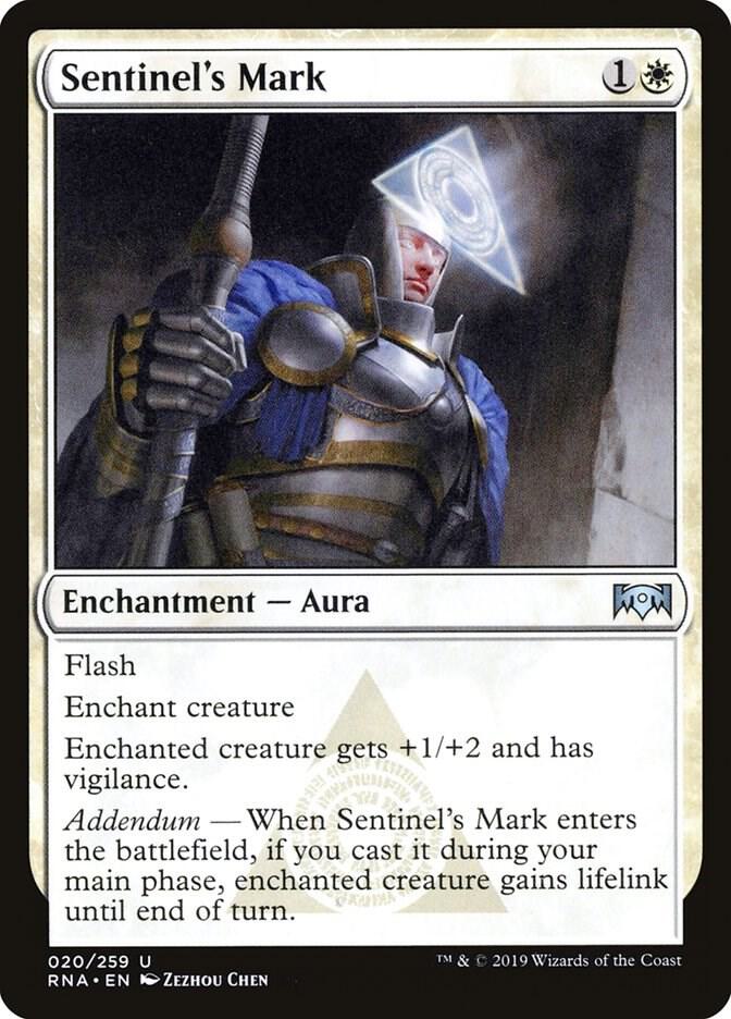 Sentinel's Mark 20 card from Ravnica Allegiance