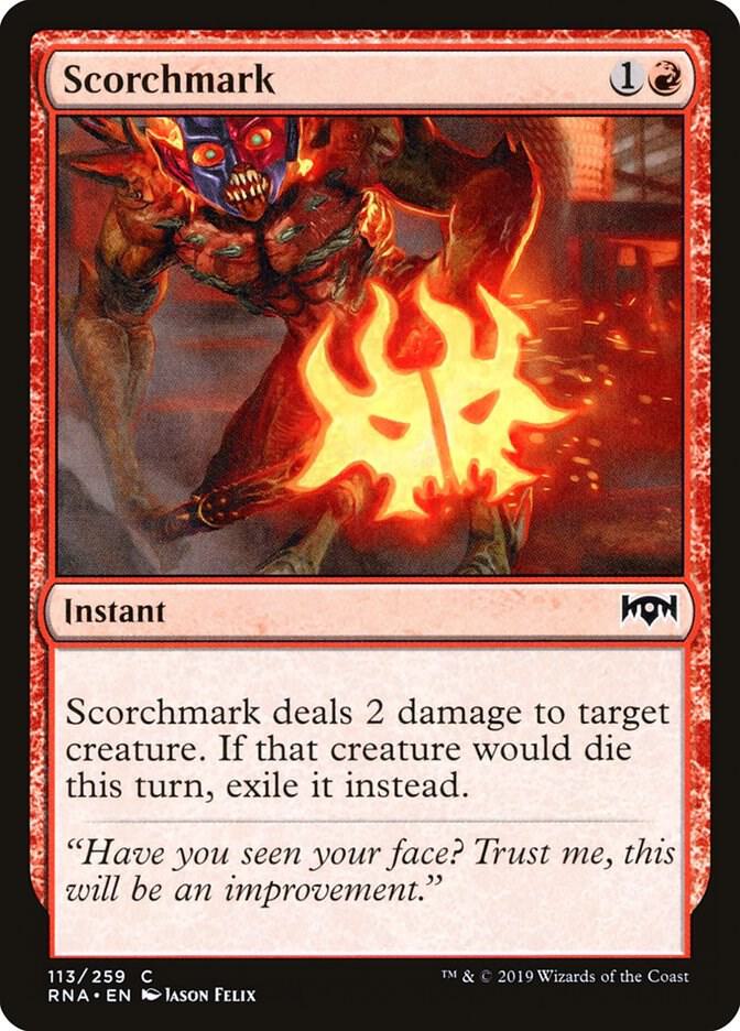 Scorchmark 113 card from Ravnica Allegiance