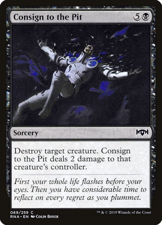 Consign to the Pit 69 card from Ravnica Allegiance