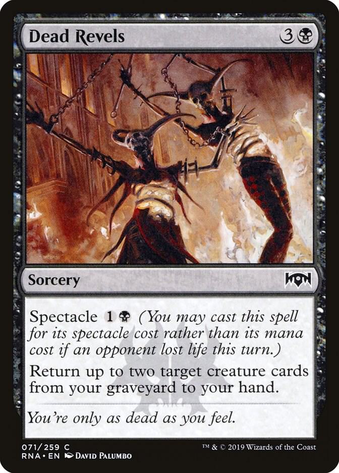 Dead Revels 71 card from Ravnica Allegiance