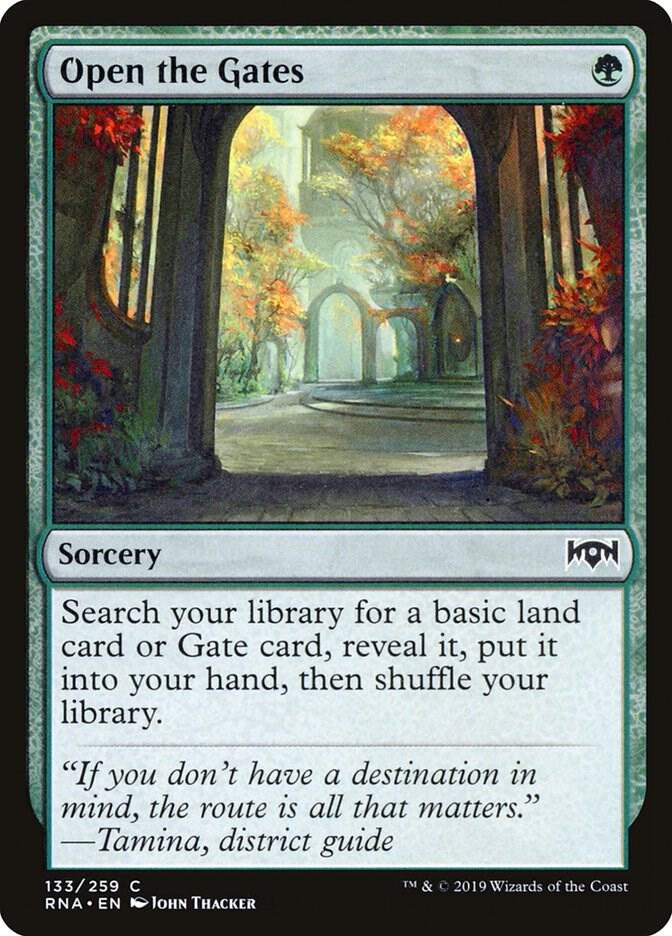Open the Gates 133 card from Ravnica Allegiance