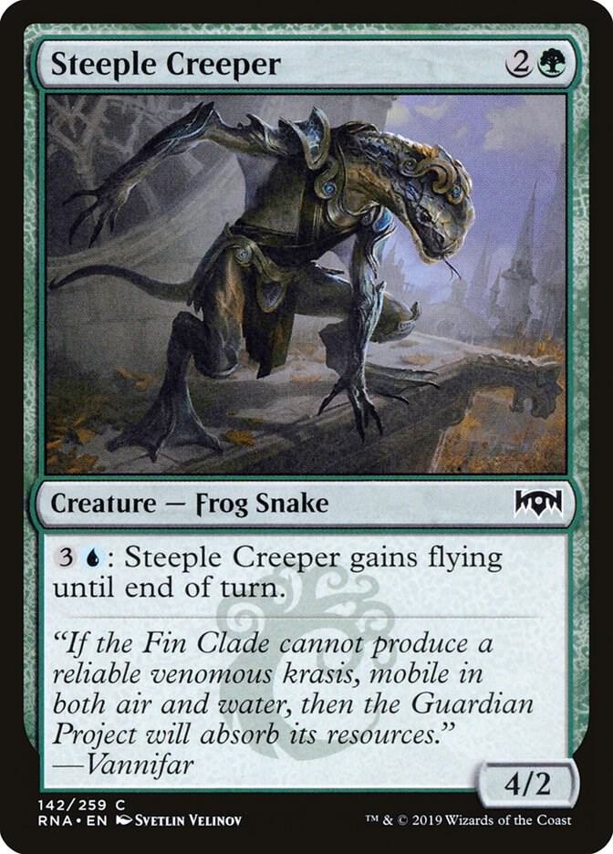 Steeple Creeper 142 card from Ravnica Allegiance