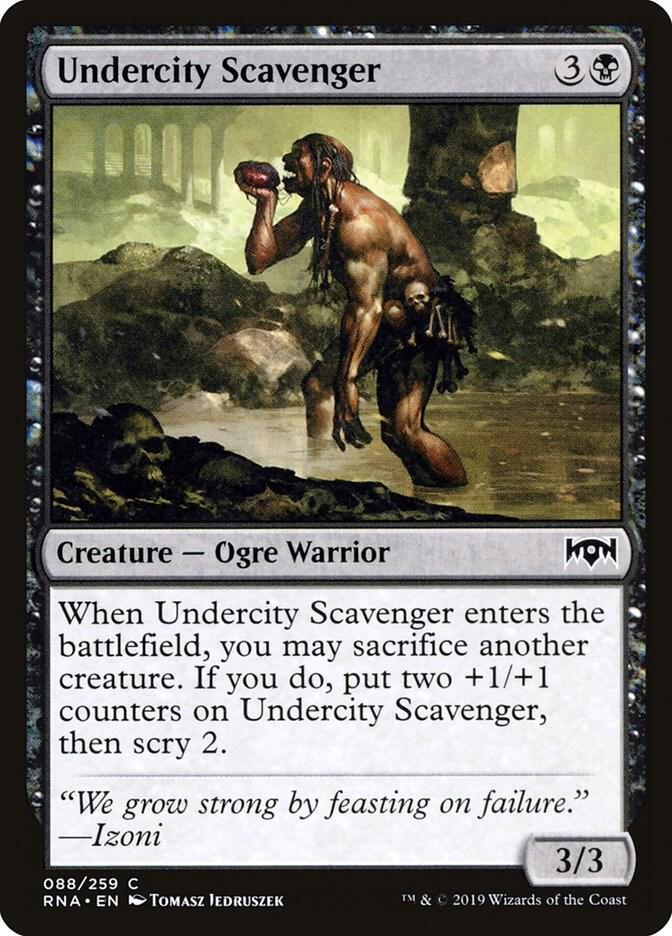 Undercity Scavenger 88 card from Ravnica Allegiance