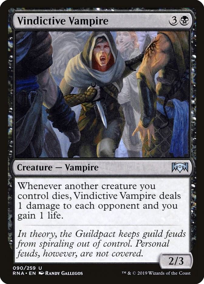 Vindictive Vampire 90 card from Ravnica Allegiance