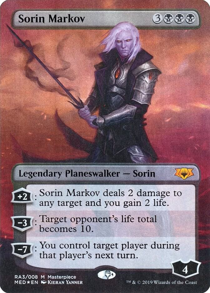 Sorin Markov RA3 card from Mythic Edition: Ravnica Allegiance