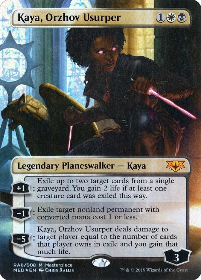 Kaya, Orzhov Usurper RA8 card from Mythic Edition: Ravnica Allegiance