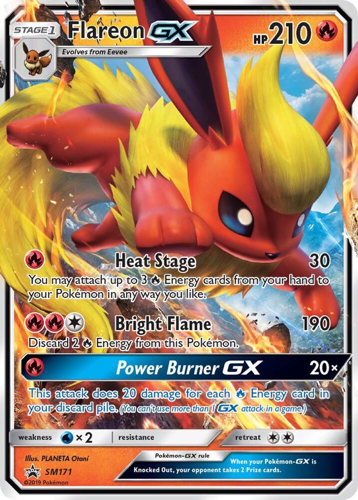 Flareon GX SM171 card from SM Promos
