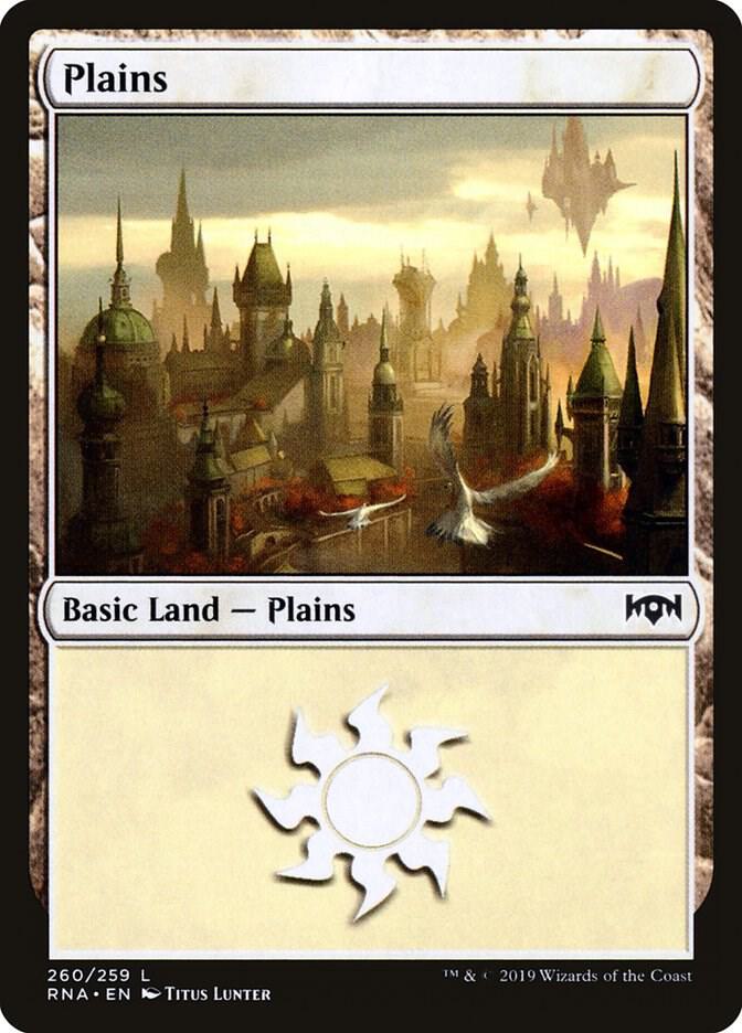 Plains 260 card from Ravnica Allegiance