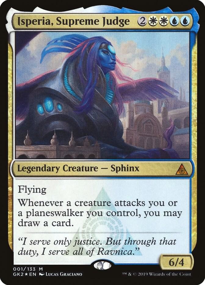 Isperia, Supreme Judge 1 card from Ravnica Allegiance: Guild Kits
