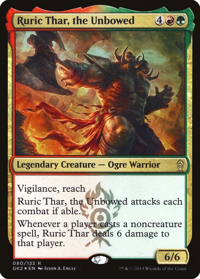 Ruric Thar, the Unbowed 80 card from Ravnica Allegiance: Guild Kits