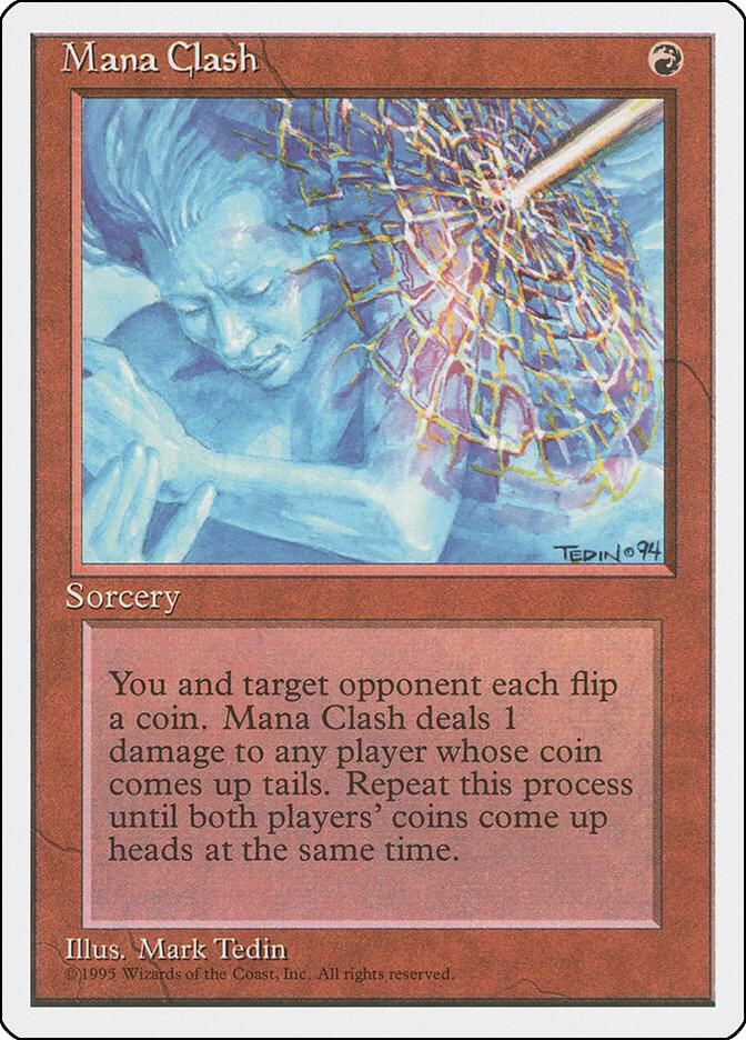 Mana Clash card from Fourth Edition