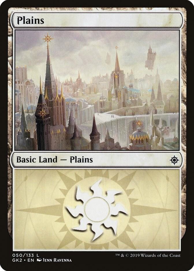 Plains 50 card from Ravnica Allegiance: Guild Kits