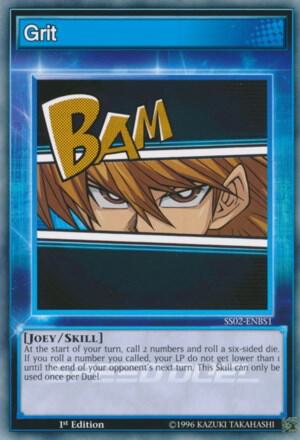 Grit SS02-ENBS1 card from Speed Duel Decks: Duelists of Tomorrow