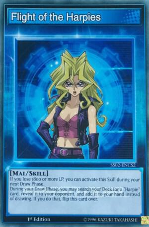 Flight of the Harpies SS02-ENCS2 card from Speed Duel Decks: Duelists of Tomorrow