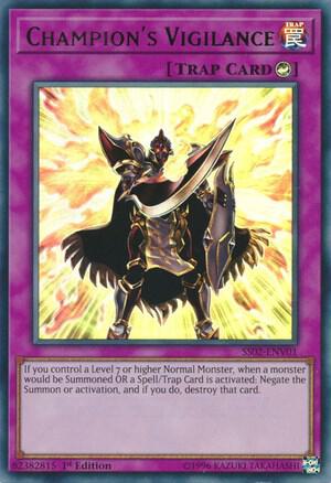 Champion's Vigilance SS02-ENV01 card from Speed Duel Decks: Duelists of Tomorrow