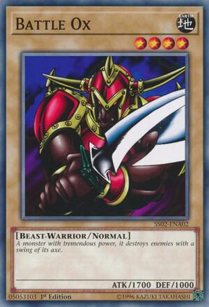 Battle Ox SS02-ENA02 card from Speed Duel Decks: Duelists of Tomorrow